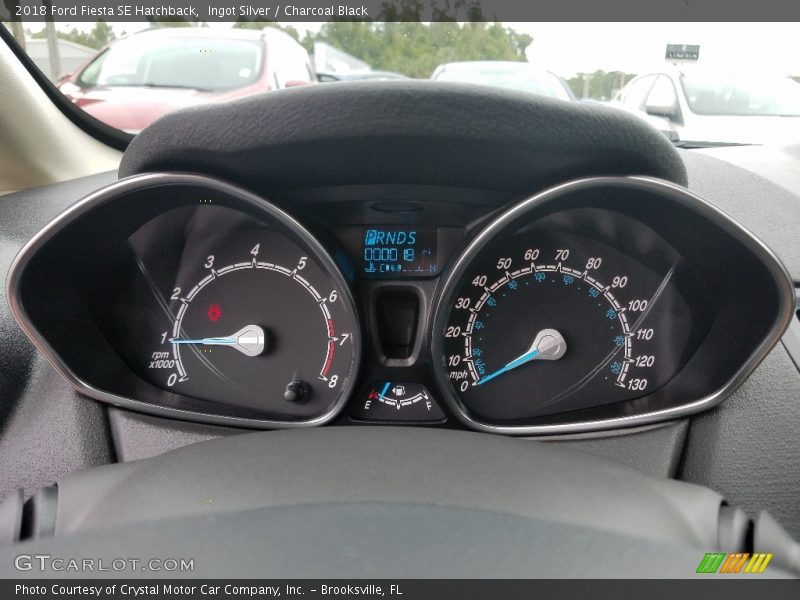 Ingot Silver / Charcoal Black 2018 Ford Fiesta SE Hatchback