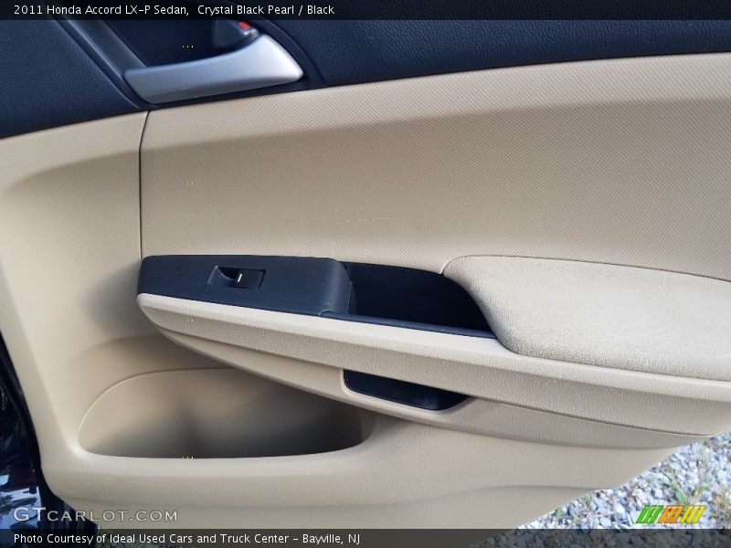 Crystal Black Pearl / Black 2011 Honda Accord LX-P Sedan