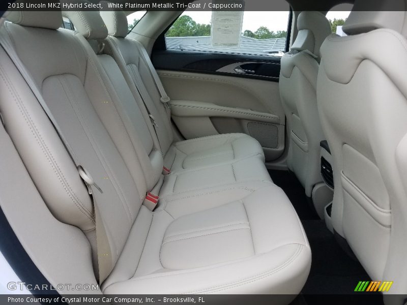Rear Seat of 2018 MKZ Hybrid Select