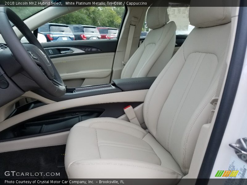 Front Seat of 2018 MKZ Hybrid Select