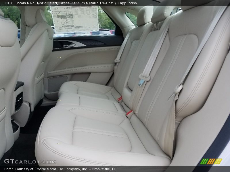 Rear Seat of 2018 MKZ Hybrid Select