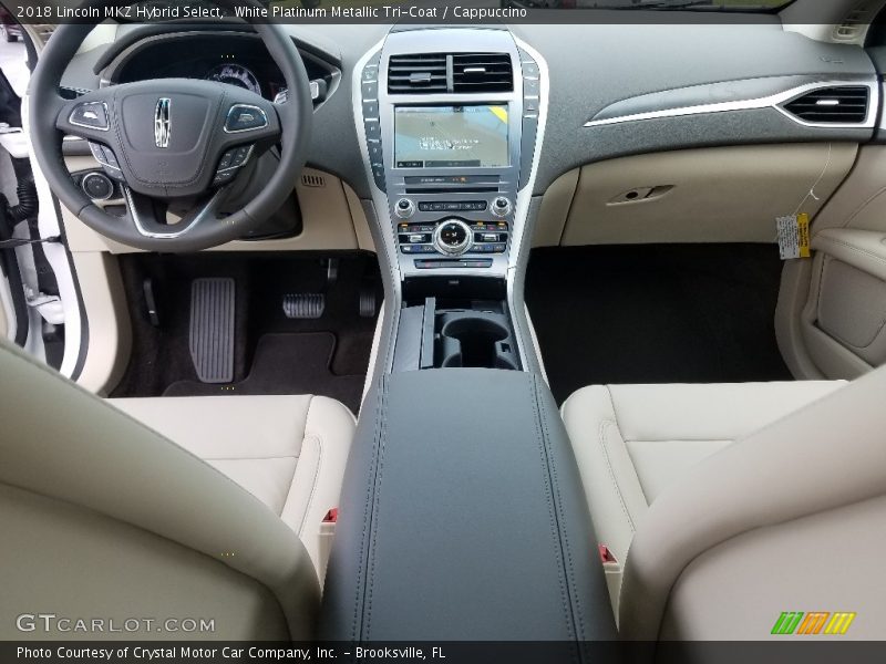 Dashboard of 2018 MKZ Hybrid Select