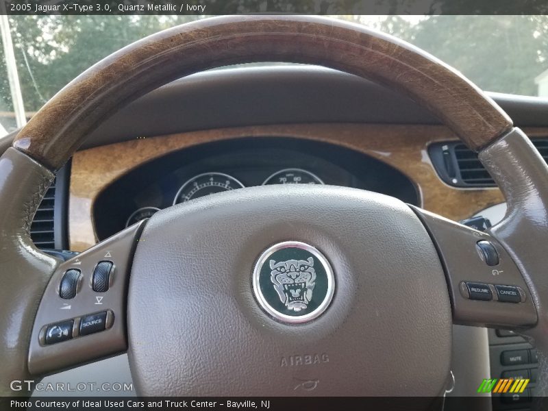 Quartz Metallic / Ivory 2005 Jaguar X-Type 3.0