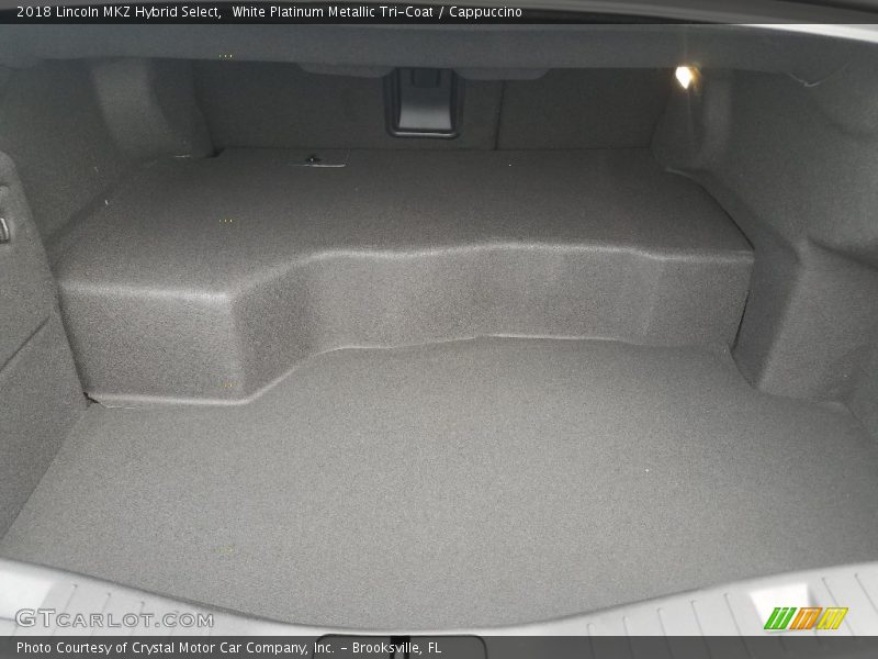  2018 MKZ Hybrid Select Trunk