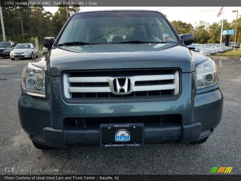 Steel Blue Metallic / Gray 2006 Honda Pilot LX 4WD