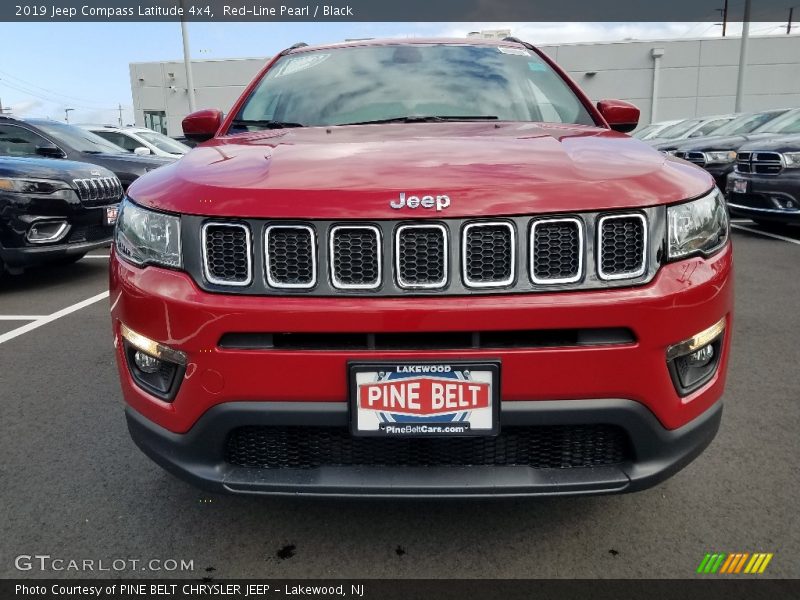 Red-Line Pearl / Black 2019 Jeep Compass Latitude 4x4