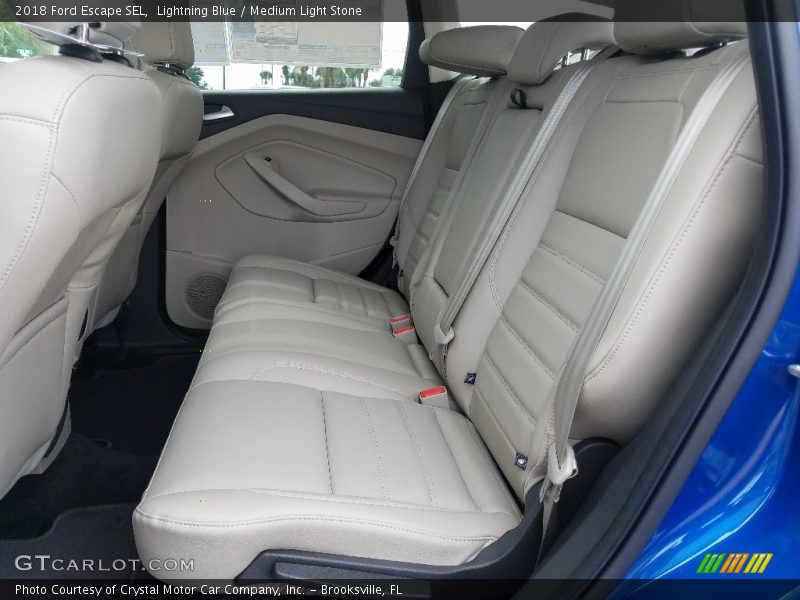Lightning Blue / Medium Light Stone 2018 Ford Escape SEL