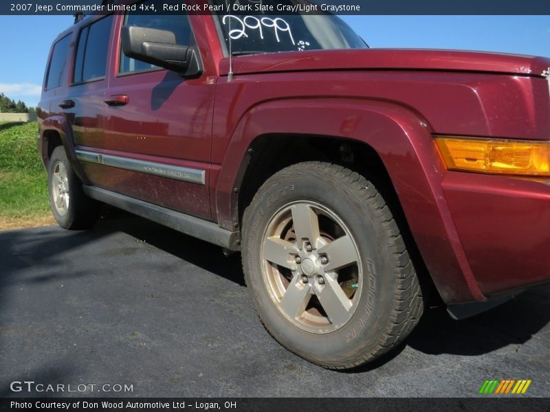 Red Rock Pearl / Dark Slate Gray/Light Graystone 2007 Jeep Commander Limited 4x4