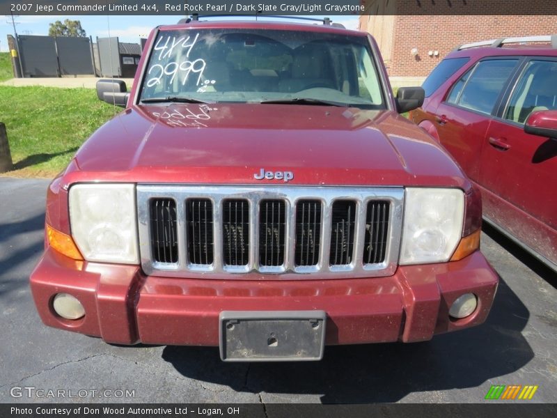 Red Rock Pearl / Dark Slate Gray/Light Graystone 2007 Jeep Commander Limited 4x4