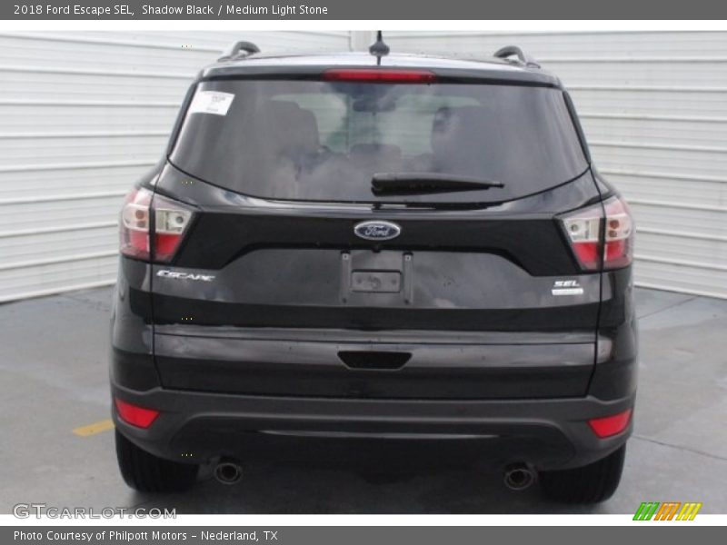 Shadow Black / Medium Light Stone 2018 Ford Escape SEL