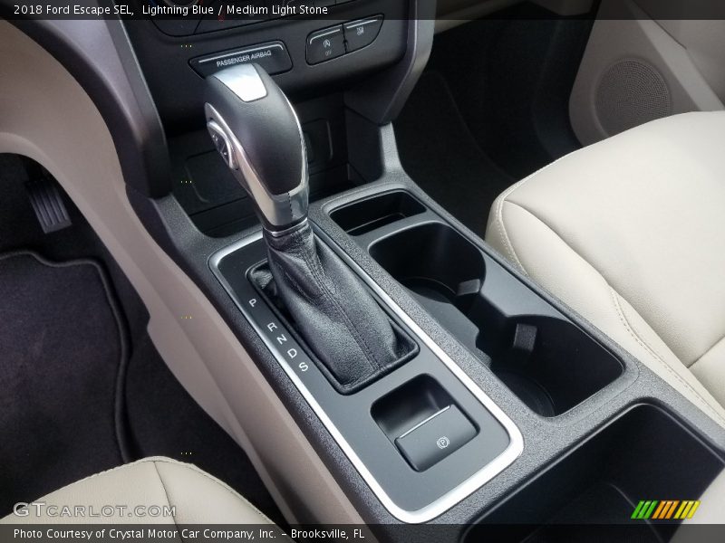 Lightning Blue / Medium Light Stone 2018 Ford Escape SEL