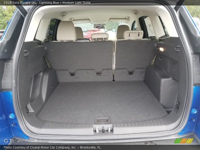 Lightning Blue / Medium Light Stone 2018 Ford Escape SEL