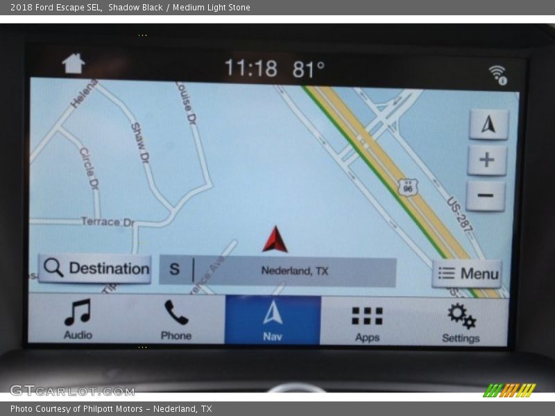 Shadow Black / Medium Light Stone 2018 Ford Escape SEL