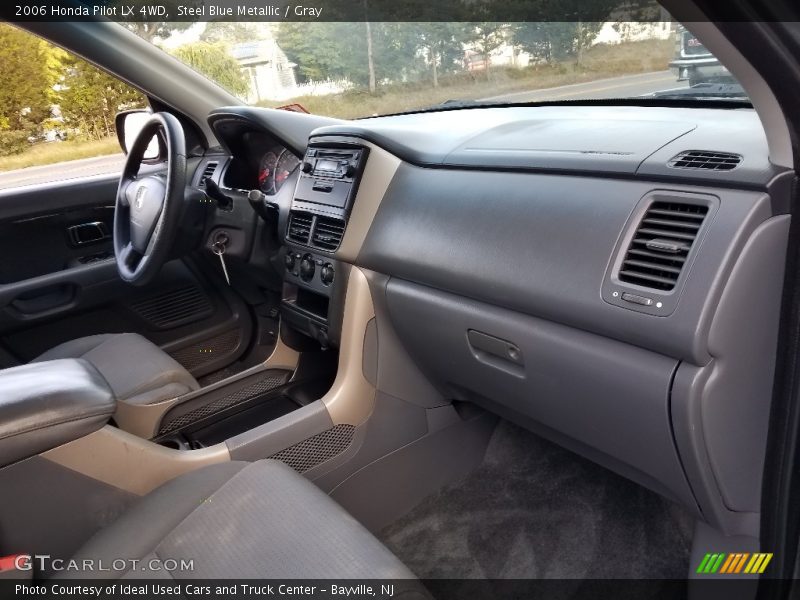 Steel Blue Metallic / Gray 2006 Honda Pilot LX 4WD