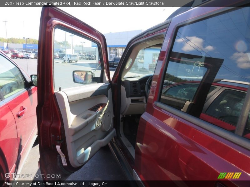 Red Rock Pearl / Dark Slate Gray/Light Graystone 2007 Jeep Commander Limited 4x4