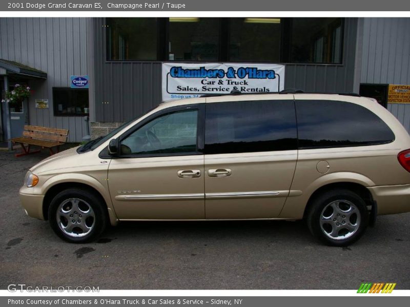 Champagne Pearl / Taupe 2001 Dodge Grand Caravan ES