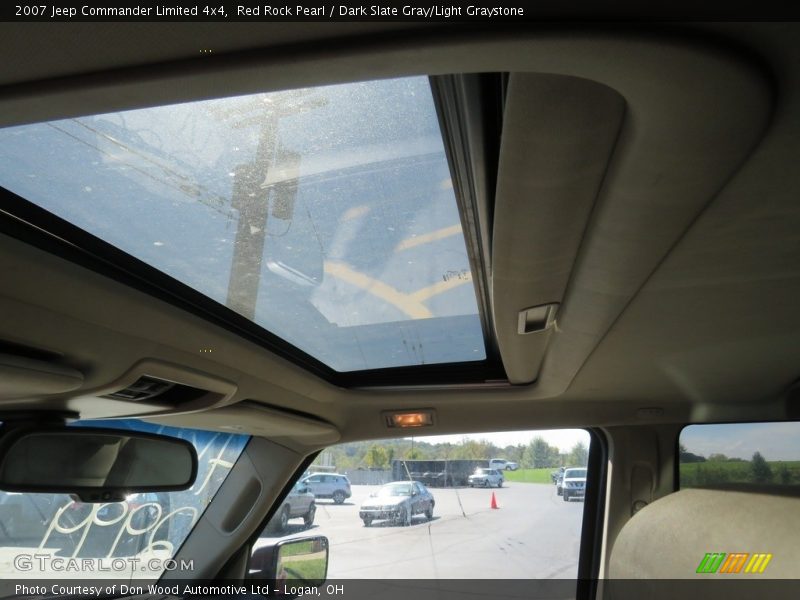 Red Rock Pearl / Dark Slate Gray/Light Graystone 2007 Jeep Commander Limited 4x4