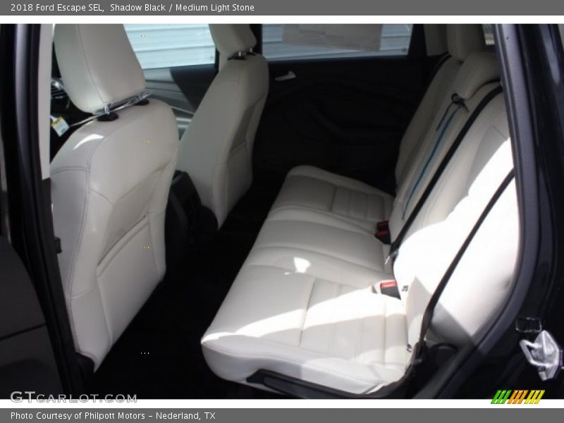 Shadow Black / Medium Light Stone 2018 Ford Escape SEL