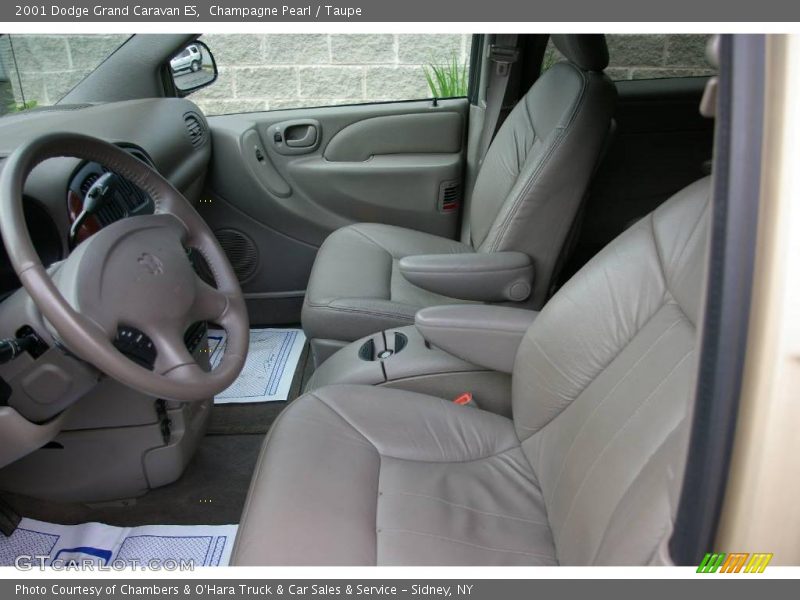 Champagne Pearl / Taupe 2001 Dodge Grand Caravan ES