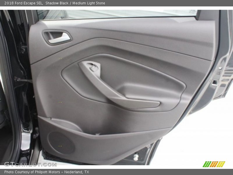 Shadow Black / Medium Light Stone 2018 Ford Escape SEL