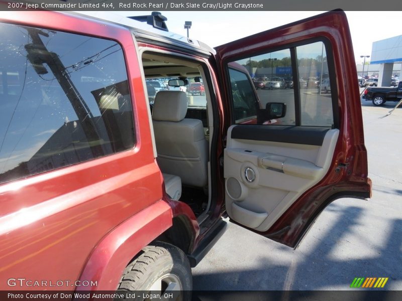 Red Rock Pearl / Dark Slate Gray/Light Graystone 2007 Jeep Commander Limited 4x4