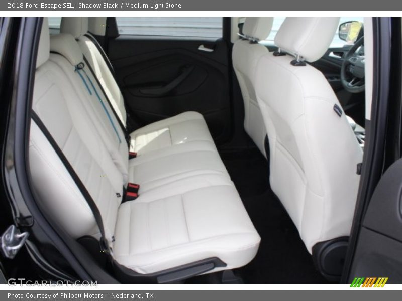Shadow Black / Medium Light Stone 2018 Ford Escape SEL