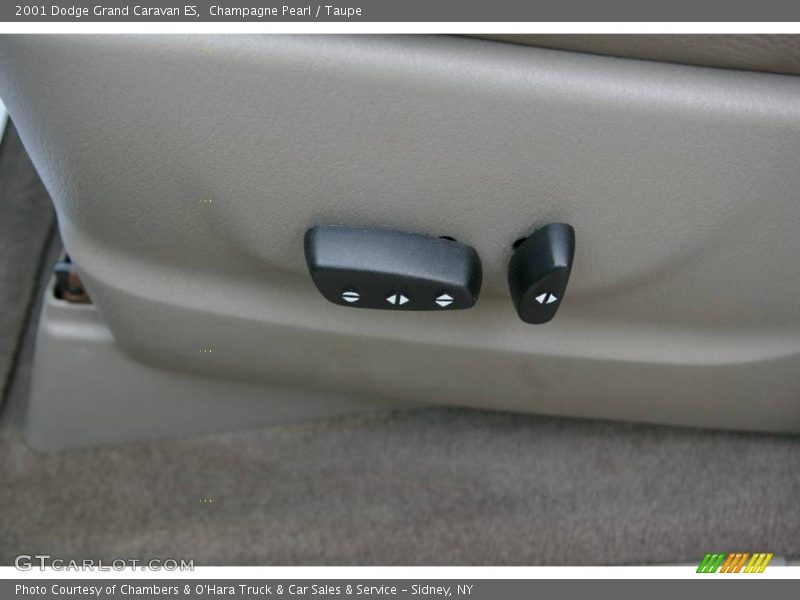 Champagne Pearl / Taupe 2001 Dodge Grand Caravan ES