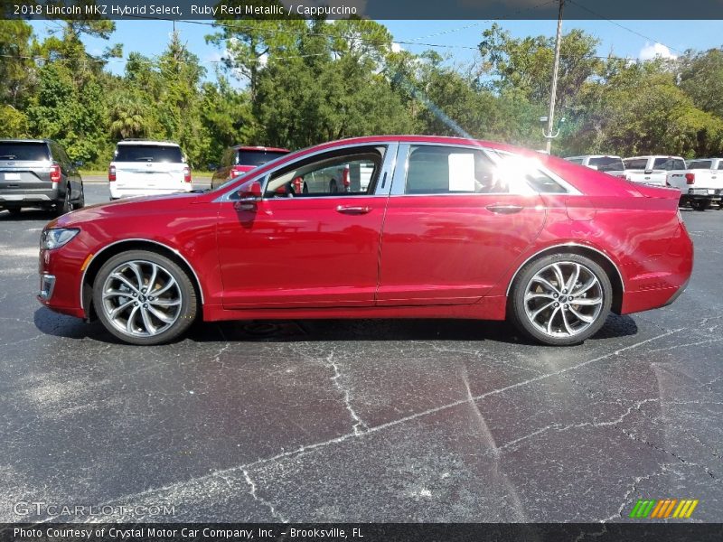 Ruby Red Metallic / Cappuccino 2018 Lincoln MKZ Hybrid Select
