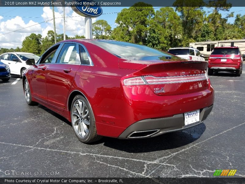 Ruby Red Metallic / Cappuccino 2018 Lincoln MKZ Hybrid Select