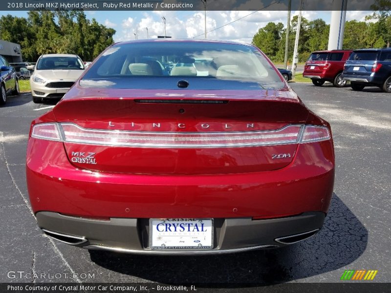 Ruby Red Metallic / Cappuccino 2018 Lincoln MKZ Hybrid Select