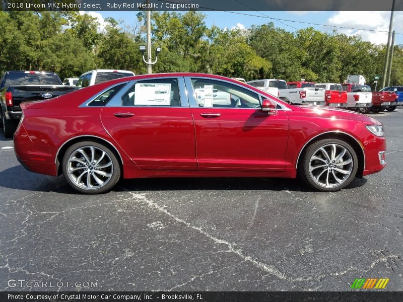  2018 MKZ Hybrid Select Ruby Red Metallic