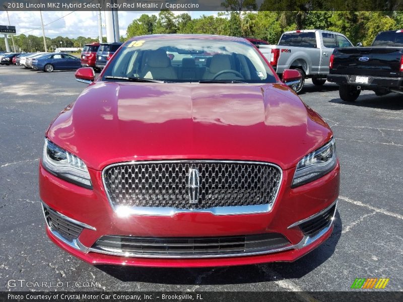 Ruby Red Metallic / Cappuccino 2018 Lincoln MKZ Hybrid Select