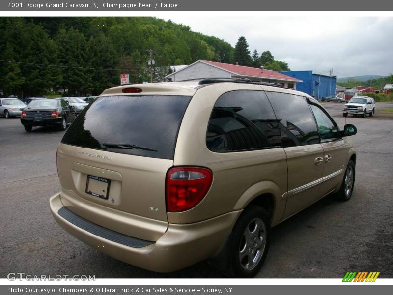 Champagne Pearl / Taupe 2001 Dodge Grand Caravan ES