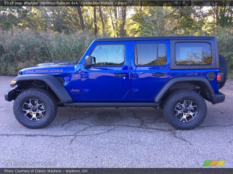 2018 Wrangler Unlimited Rubicon 4x4 Ocean Blue Metallic