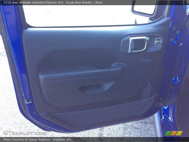 Ocean Blue Metallic / Black 2018 Jeep Wrangler Unlimited Rubicon 4x4
