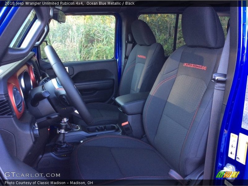 Ocean Blue Metallic / Black 2018 Jeep Wrangler Unlimited Rubicon 4x4