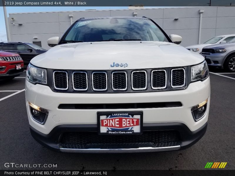 White / Black 2019 Jeep Compass Limited 4x4
