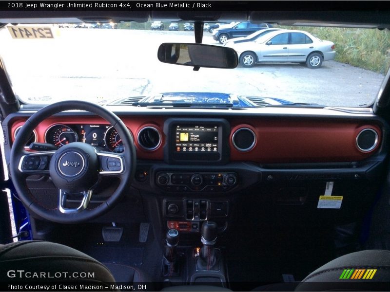 Ocean Blue Metallic / Black 2018 Jeep Wrangler Unlimited Rubicon 4x4