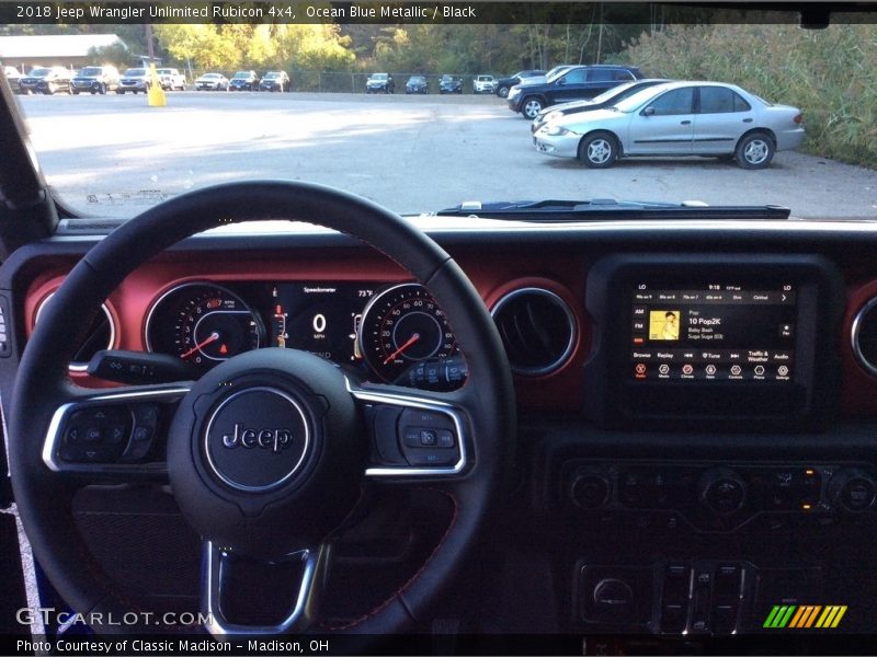 Ocean Blue Metallic / Black 2018 Jeep Wrangler Unlimited Rubicon 4x4