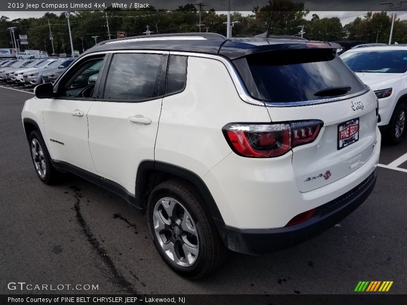 White / Black 2019 Jeep Compass Limited 4x4