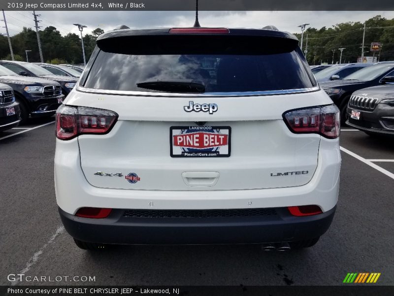 White / Black 2019 Jeep Compass Limited 4x4