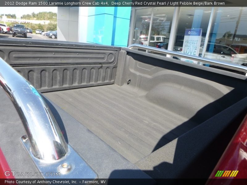 Deep Cherry Red Crystal Pearl / Light Pebble Beige/Bark Brown 2012 Dodge Ram 1500 Laramie Longhorn Crew Cab 4x4
