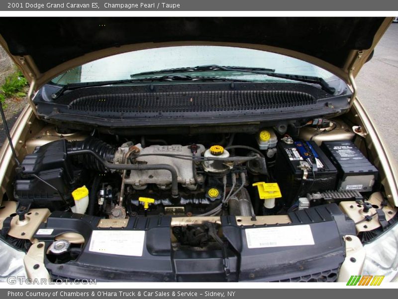 Champagne Pearl / Taupe 2001 Dodge Grand Caravan ES