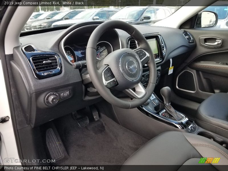 White / Black 2019 Jeep Compass Limited 4x4
