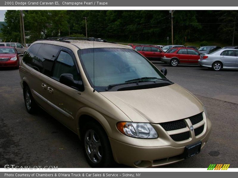 Champagne Pearl / Taupe 2001 Dodge Grand Caravan ES