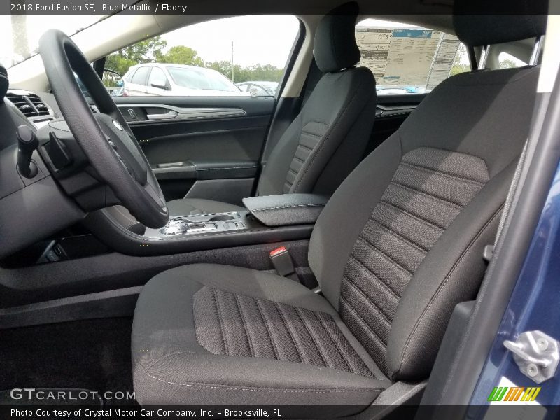Blue Metallic / Ebony 2018 Ford Fusion SE