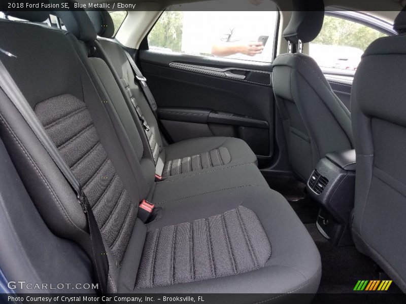 Blue Metallic / Ebony 2018 Ford Fusion SE