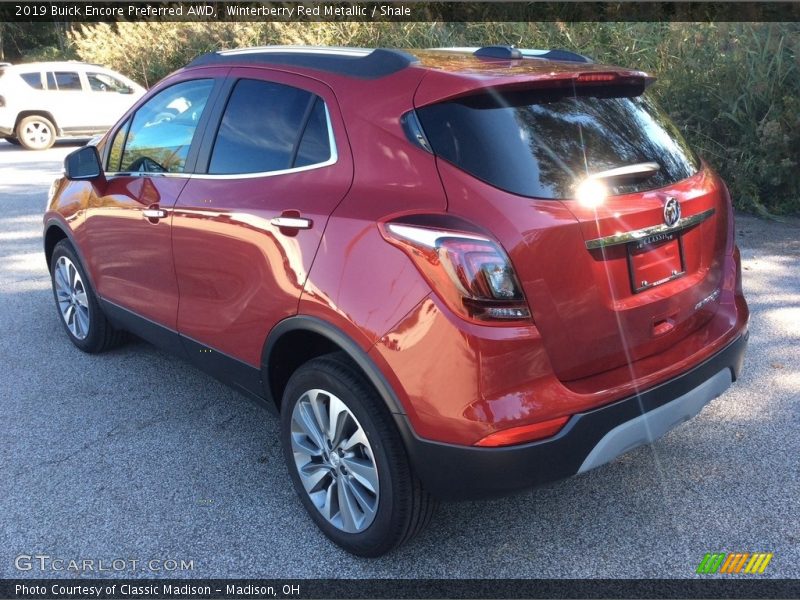 Winterberry Red Metallic / Shale 2019 Buick Encore Preferred AWD