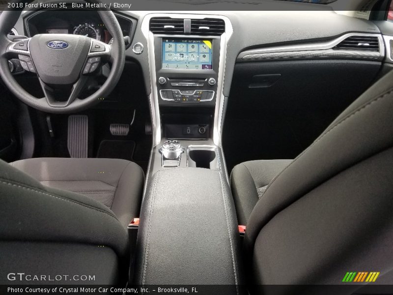 Blue Metallic / Ebony 2018 Ford Fusion SE