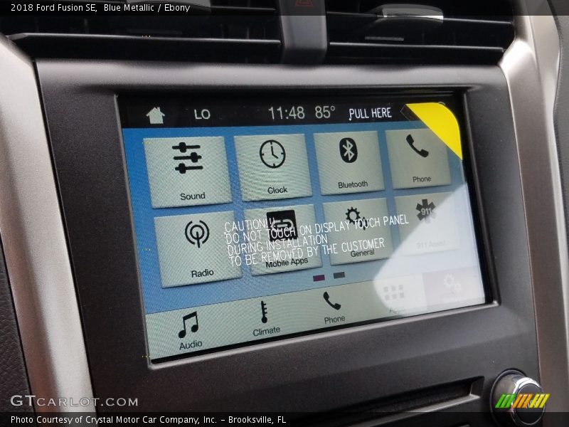 Blue Metallic / Ebony 2018 Ford Fusion SE